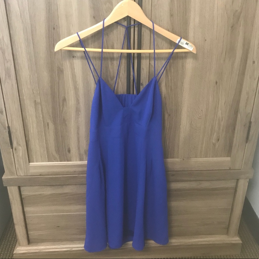 Express blue minidress